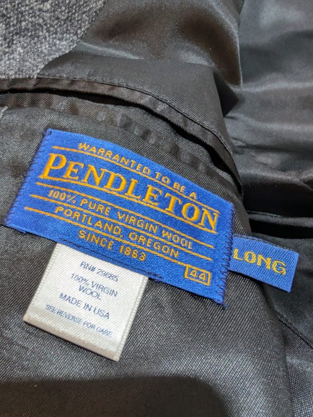 Vintage Pendleton Men’s Wool Western Blazer 44 Long - Picture 6 of 10